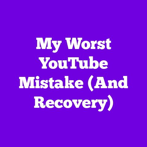 My Worst YouTube Mistake (And Recovery)