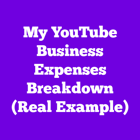 My YouTube Business Expenses Breakdown (Real Example)