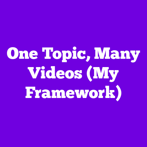 One Topic, Many Videos (My Framework)