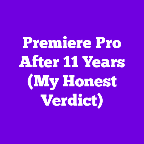 Premiere Pro After 11 Years (My Honest Verdict)