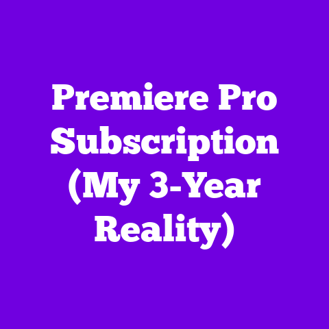 Premiere Pro Subscription (My 3-Year Reality)