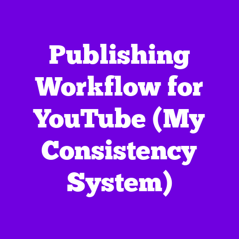 Publishing Workflow for YouTube (My Consistency System)