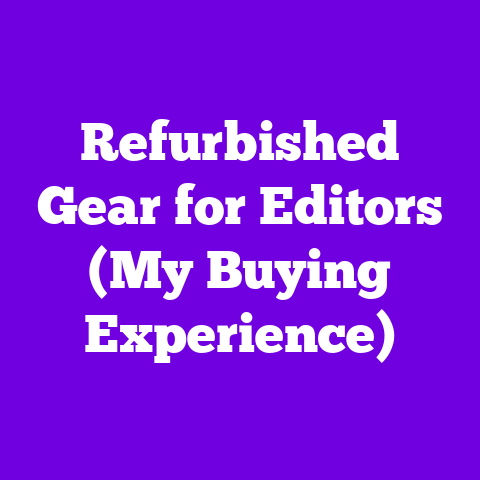 Refurbished Gear for Editors (My Buying Experience)