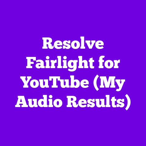 Resolve Fairlight for YouTube (My Audio Results)