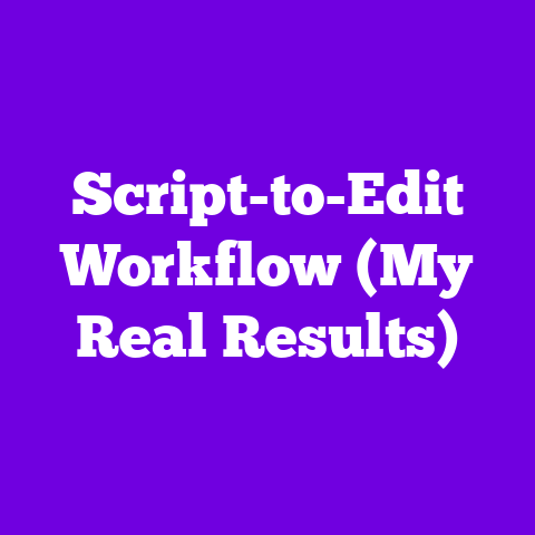 Script-to-Edit Workflow (My Real Results)