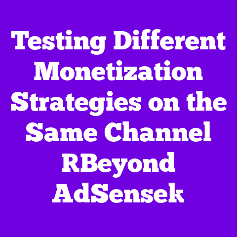 Testing Different Monetization Strategies on the Same Channel [Beyond AdSense]