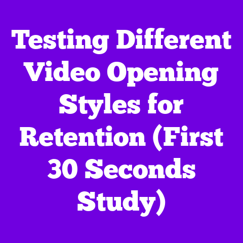 Testing Different Video Opening Styles for Retention (First 30 Seconds Study)