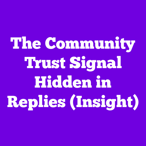 The Community Trust Signal Hidden in Replies (Insight)