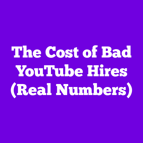 The Cost of Bad YouTube Hires (Real Numbers)