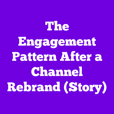 The Engagement Pattern After a Channel Rebrand (Story)