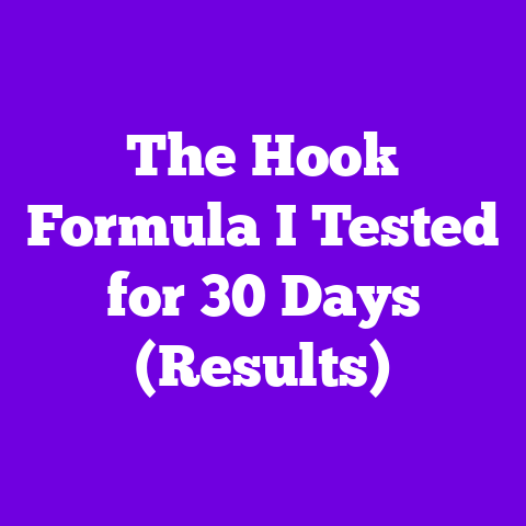 The Hook Formula I Tested for 30 Days (Results)