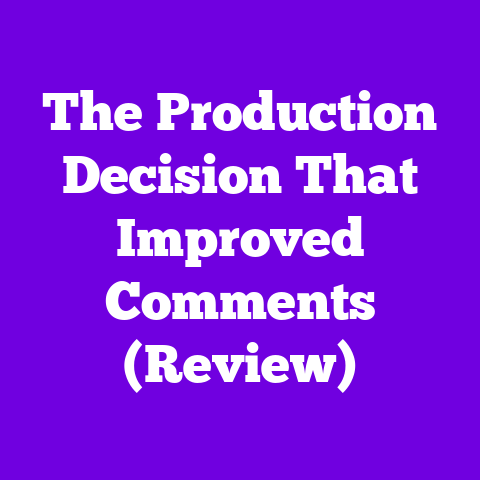 The Production Decision That Improved Comments (Review)