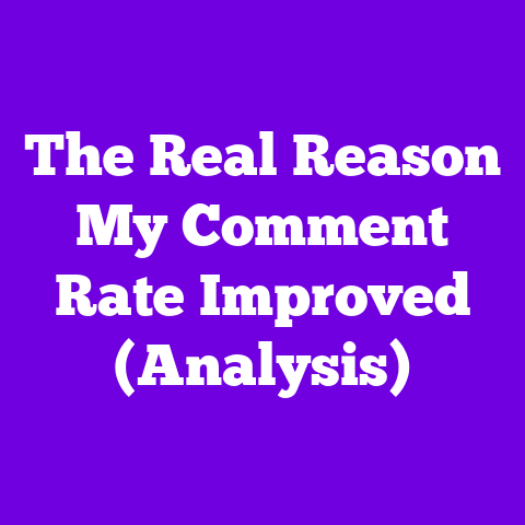 The Real Reason My Comment Rate Improved (Analysis)