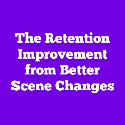 The Retention Improvement from Better Scene Changes