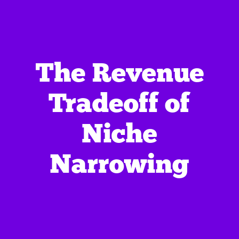The Revenue Tradeoff of Niche Narrowing