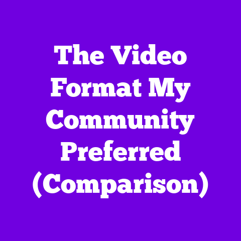 The Video Format My Community Preferred (Comparison)