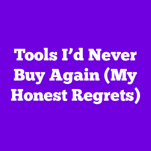 Tools I’d Never Buy Again (My Honest Regrets)