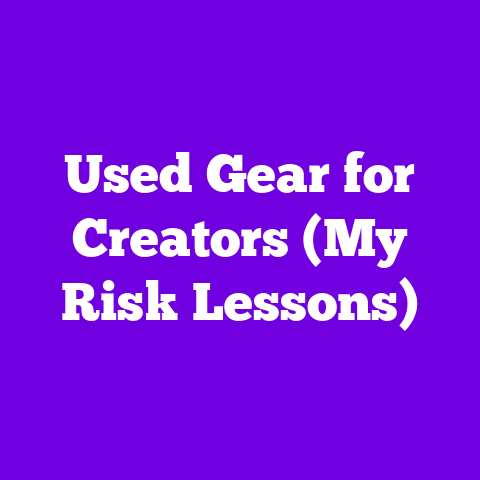Used Gear for Creators (My Risk Lessons)