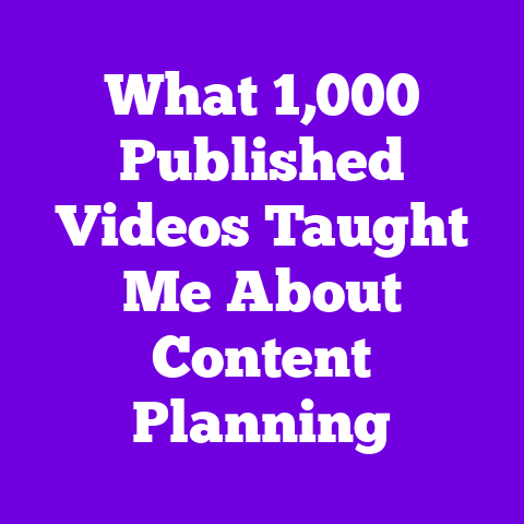 What 1,000 Published Videos Taught Me About Content Planning