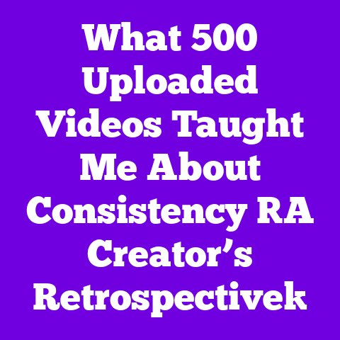 What 500 Uploaded Videos Taught Me About Consistency [A Creator’s Retrospective]