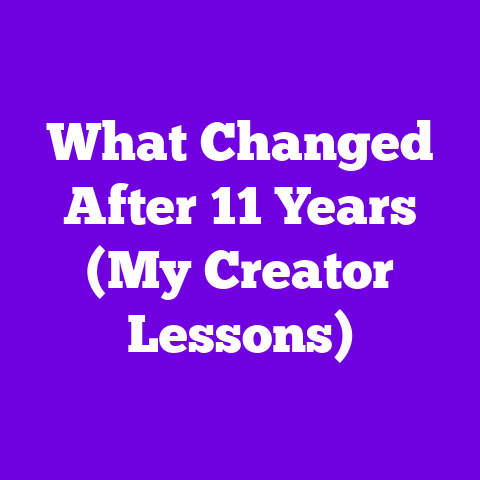 What Changed After 11 Years (My Creator Lessons)