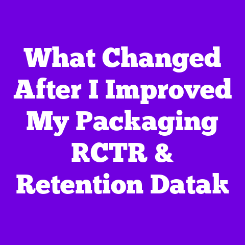 What Changed After I Improved My Packaging [CTR & Retention Data]