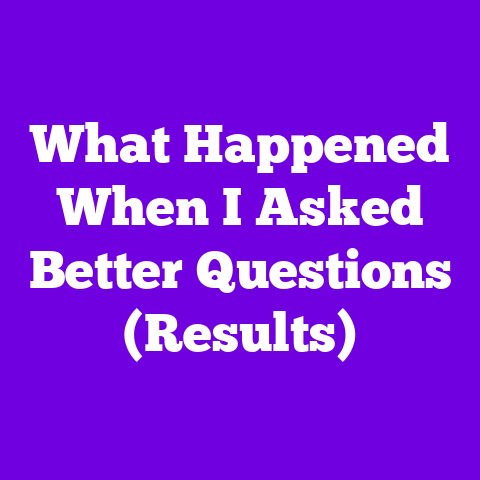 What Happened When I Asked Better Questions (Results)