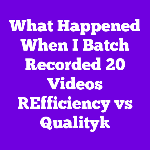 What Happened When I Batch Recorded 20 Videos [Efficiency vs Quality]