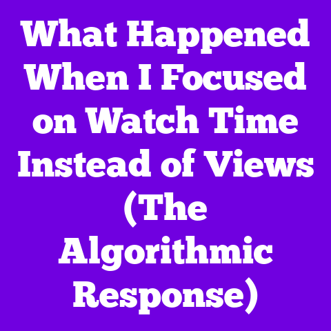 What Happened When I Focused on Watch Time Instead of Views (The Algorithmic Response)