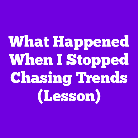 What Happened When I Stopped Chasing Trends (Lesson)