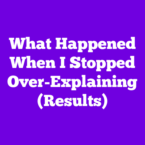 What Happened When I Stopped Over-Explaining (Results)