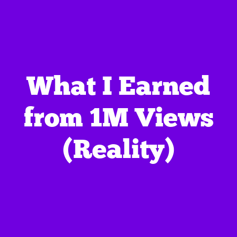 What I Earned from 1M Views (Reality)