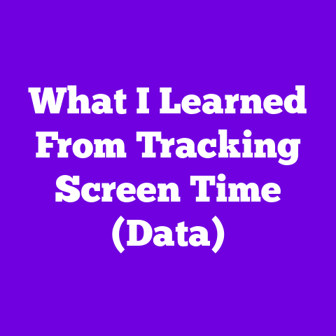 What I Learned From Tracking Screen Time (Data)