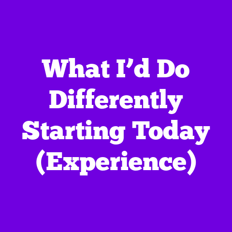 What I’d Do Differently Starting Today (Experience)