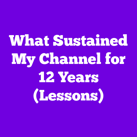 What Sustained My Channel for 12 Years (Lessons)