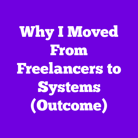 Why I Moved From Freelancers to Systems (Outcome)