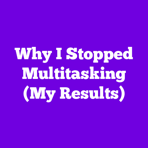 Why I Stopped Multitasking (My Results)