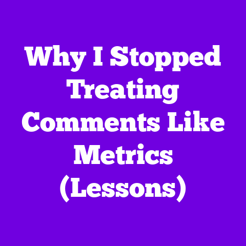 Why I Stopped Treating Comments Like Metrics (Lessons)