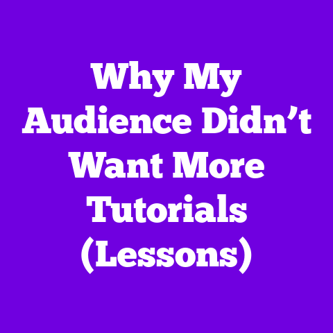 Why My Audience Didn’t Want More Tutorials (Lessons)