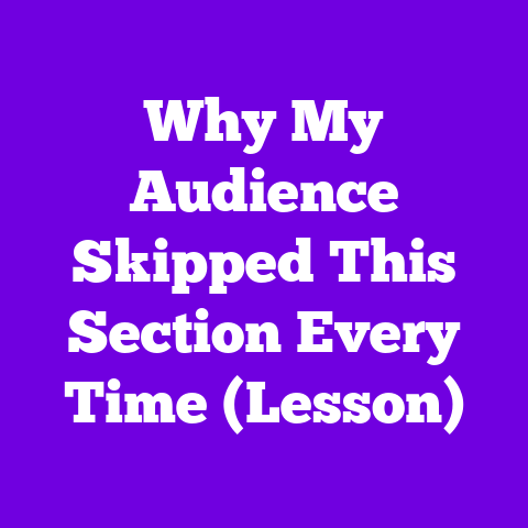 Why My Audience Skipped This Section Every Time (Lesson)