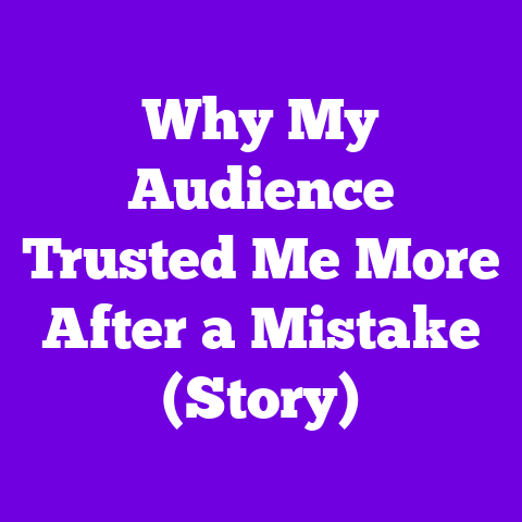Why My Audience Trusted Me More After a Mistake (Story)