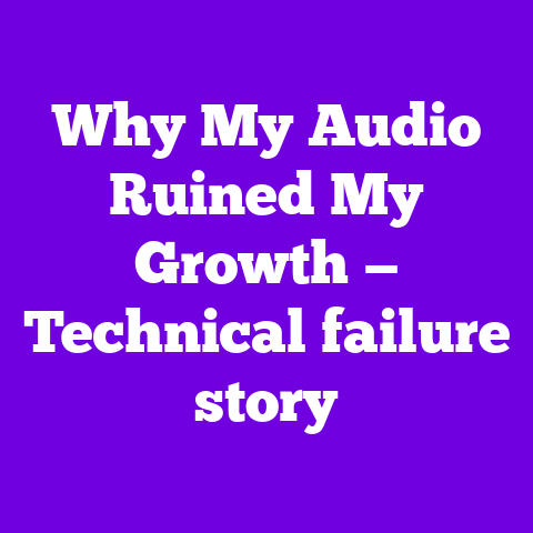 Why My Audio Ruined My Growth — Technical failure story