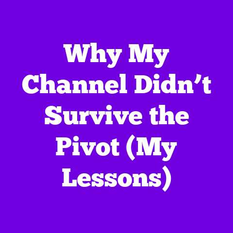Why My Channel Didn’t Survive the Pivot (My Lessons)