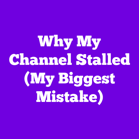 Why My Channel Stalled (My Biggest Mistake)