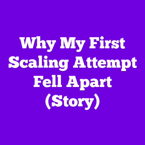 Why My First Scaling Attempt Fell Apart (Story)