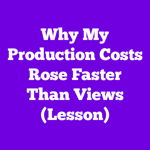 Why My Production Costs Rose Faster Than Views (Lesson)