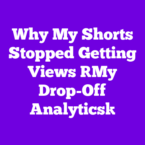 Why My Shorts Stopped Getting Views [My Drop-Off Analytics]