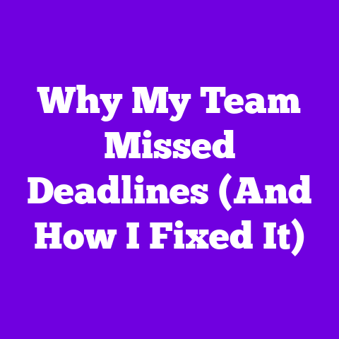 Why My Team Missed Deadlines (And How I Fixed It)