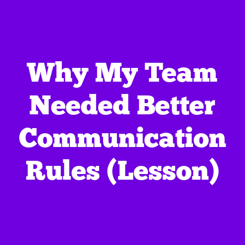 Why My Team Needed Better Communication Rules (Lesson)